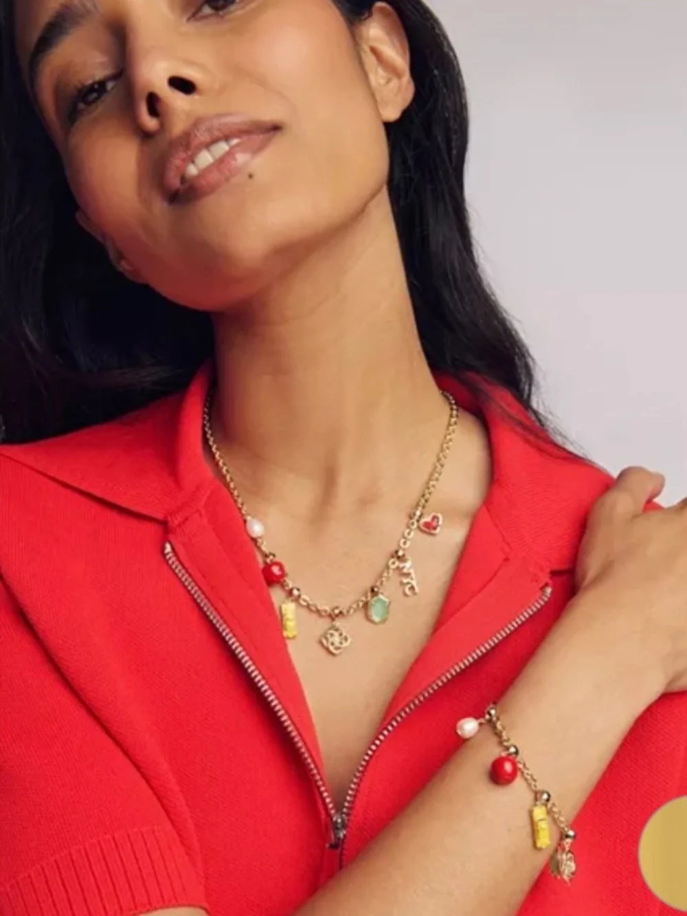 Kendra Scott NYC Icon Freshwater Pearl & Charm Bracelet - Picture 5 of 5